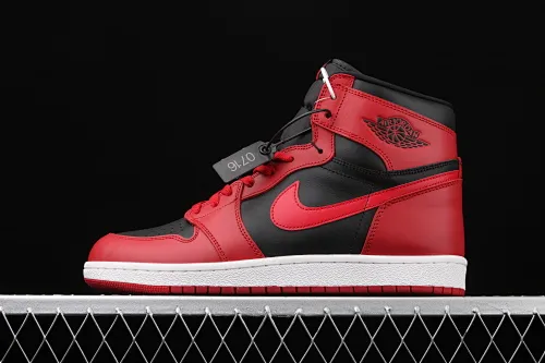 All Categories Air Jordan Jordan Series Basketball Shoes Air Jordan 1 High Pure Original Version Air Jordan 1 Hi 85 AJ1 Joe 1 Reversed Black and Red Forbidden High Basketball Shoes BQ4422-600